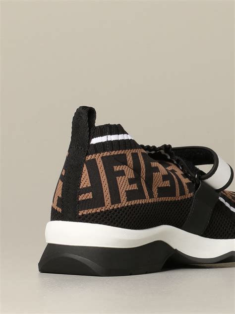 fendi black trainers|Fendi sneakers for women's.